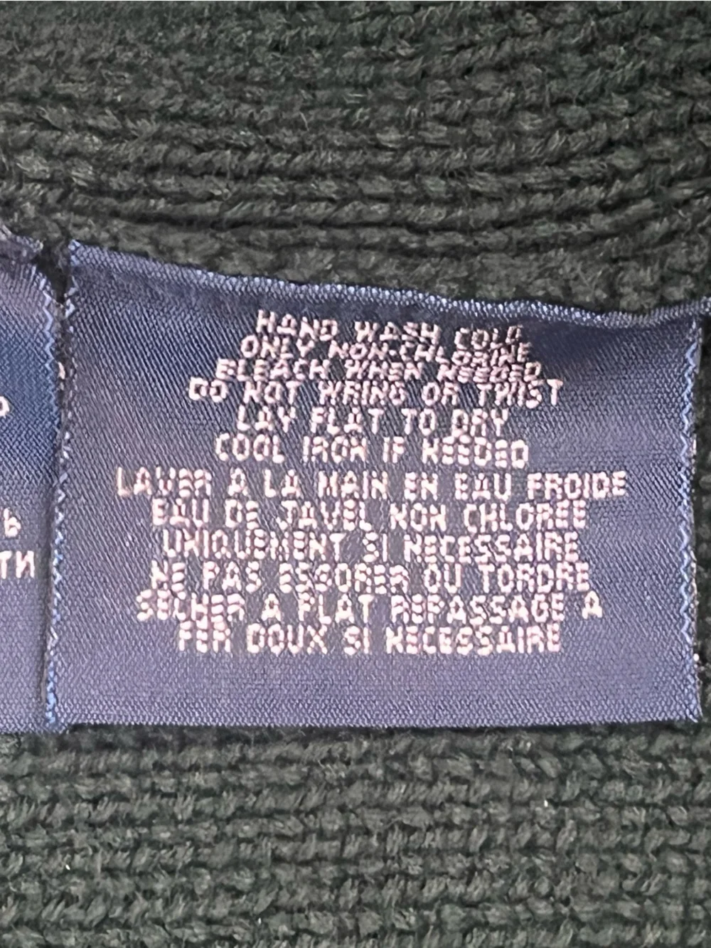 Polo Ralph Lauren Full Zip Sweater Boys Medium Green Embroidered Cardigan Preppy